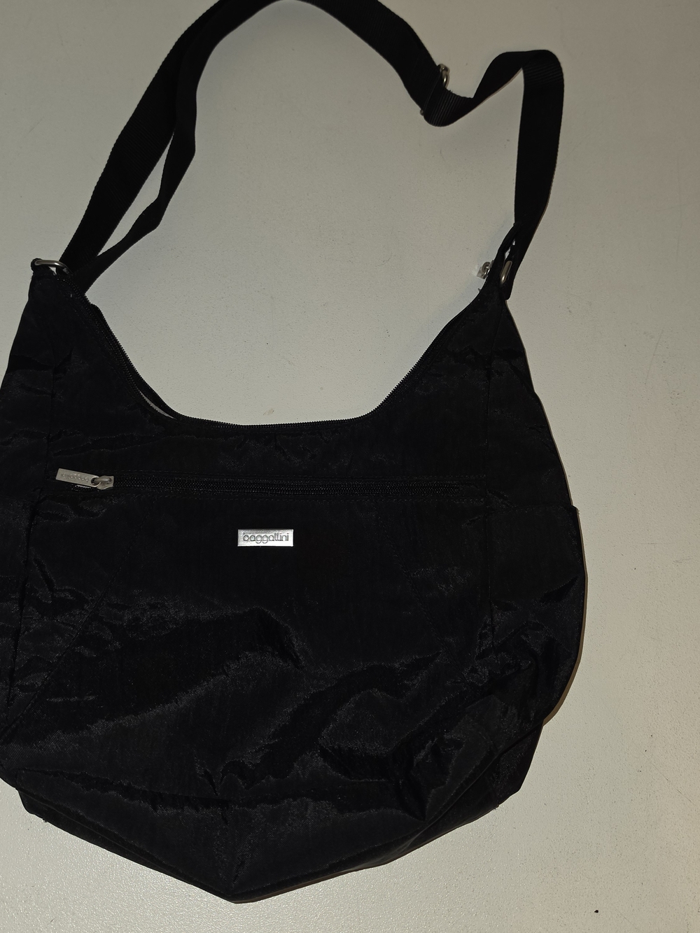 Baggallini Black Nylon Shoulder Bag